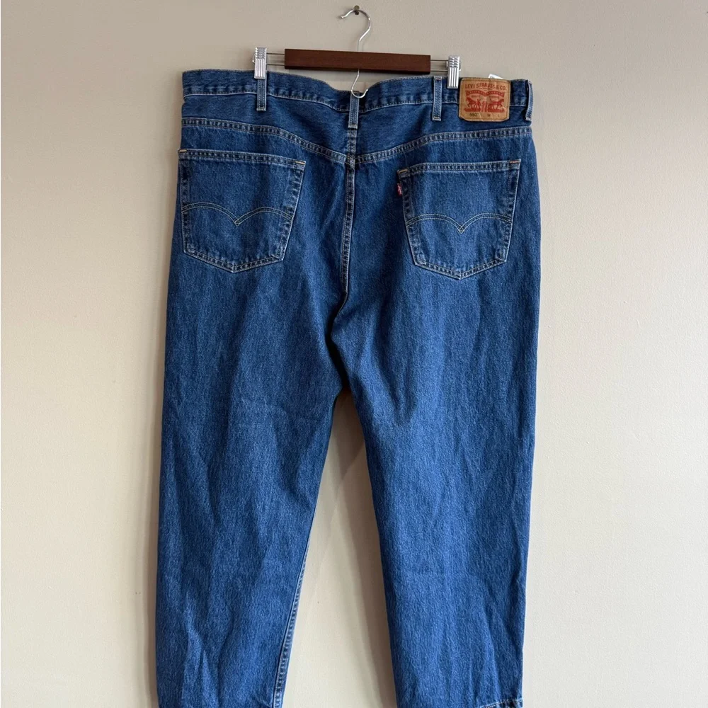 NEW Levi's 550 Blue Relaxed Fit Jeans 46X29 Denim